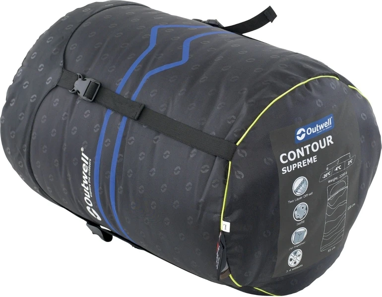 Outwell Contour Supreme Slaapzak - Grijs 11 Outwell Contour Supreme Slaapzak - Grijs - Afbeelding 11