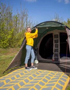 Easy Camp Galaxy 400 Rustic Green Tunneltent - 4 Personen -Buiten Kamperen Verkoop 1148 900 mg 9171