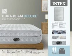 Intex Supreme Air Flow Luchtbed - Queensize - Ingebouwde Elektrische Pomp -Buiten Kamperen Verkoop 1482 1900 64490nd pkg 2023 300