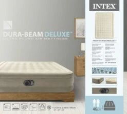 Intex Ultra Plush Luchtbed - Queensize - Ingebouwde Elektrische Pomp -Buiten Kamperen Verkoop 1714 1900 64428nd pkg 2023 300