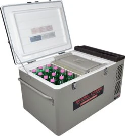 Engel MD60F-C Dual-zone Compressor Koelbox - 57 Liter -Buiten Kamperen Verkoop 1900 1732 md60fc deckel offen