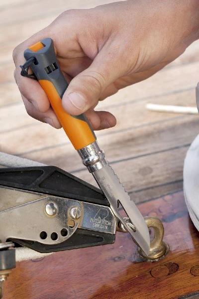 Opinel N°08 Outdoor Zakmes - Oranje 4 Opinel N°08 Outdoor Zakmes - Oranje - Afbeelding 4