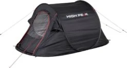 High Peak Vision 2 Pop-up Tent - 2 Persoons - Zwart -Buiten Kamperen Verkoop 646 1200 4001690102803.pt03