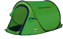 High Peak Vision 2 Pop-up Tent - 2 Persoons - Groen -Buiten Kamperen Verkoop 754 1200 4001690101080