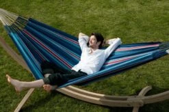 La Siesta Currambera 2 Persoons Hangmat - Blueberry -Buiten Kamperen Verkoop 797 1200 cuh16 3 currambera blueberry cotton double classic hammock image 05