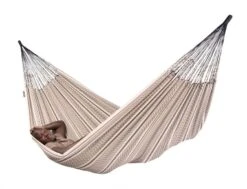 La Siesta Flora Kingsize 2 Persoons Hangmat - Zebra -Buiten Kamperen Verkoop 800 1048 flh18 19 flora zebra organic cotton kingsize classic hammock image 02