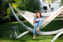 La Siesta Brisa XL Hangmat - Vanilla -Buiten Kamperen Verkoop 800 1199 brh18 1 brisa vanilla weather resistant kingsize classic hammock image 05 1