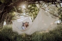 Amazonas Palacio 2 Persoons Hangmat - Beige -Buiten Kamperen Verkoop 800 1200 a073 18 op 01