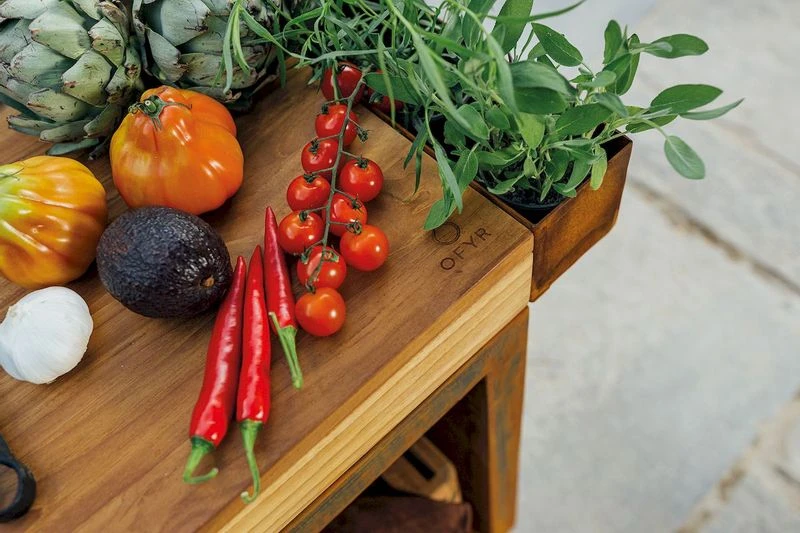 OFYR Island Corten 85 Teak Wood 5 OFYR Island Corten 85 Teak Wood - Afbeelding 5