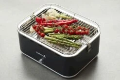 Barbecook Carlo Houtskool Tafelbarbecue - Grijs -Buiten Kamperen Verkoop 900 1350 bc cha 1015 sf 01 hr