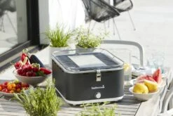Barbecook Carlo Houtskool Tafelbarbecue - Grijs -Buiten Kamperen Verkoop 900 1350 zwart