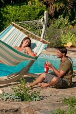 La Siesta Colada 1 Persoons Hangmat - Curacao -Buiten Kamperen Verkoop 900 598 cor14 3 colada cura ao weather resistant double spreader bar hammock image 05