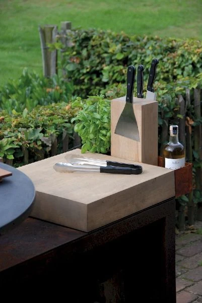 OFYR Island Corten 85 Teak Wood 6 OFYR Island Corten 85 Teak Wood - Afbeelding 6