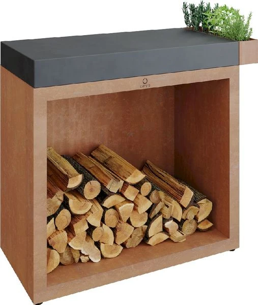 OFYR Butcher Block Storage 90 Corten - Ceramic Dark Grey 1 OFYR Butcher Block Storage 90 Corten - Ceramic Dark Grey