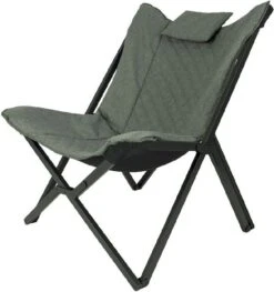 Bo-Camp Industrial Molfat Relaxstoel - Groen/Grijs -Buiten Kamperen Verkoop 900 865 1200353 02