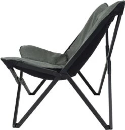 Bo-Camp Industrial Molfat Relaxstoel - Groen/Grijs -Buiten Kamperen Verkoop 900 912 1200353 06