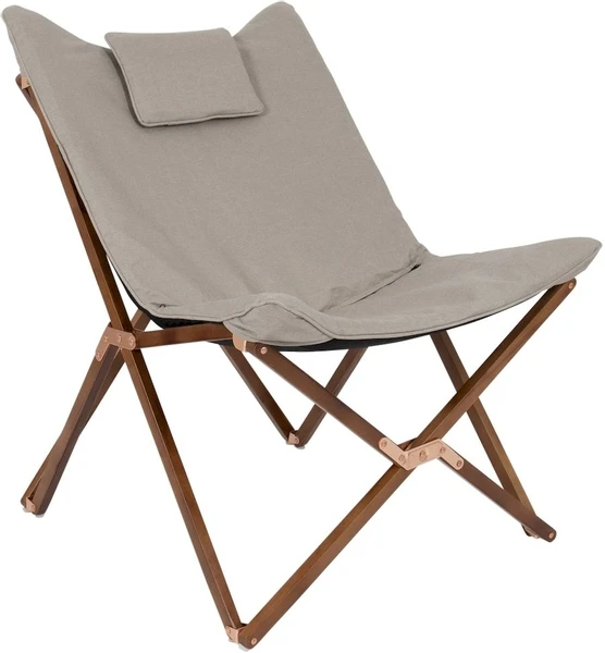 Bo-Camp Urban Outdoor Bloomsbury Vlinderstoel - Beige - M 1 Bo-Camp Urban Outdoor Bloomsbury Vlinderstoel - Beige - M