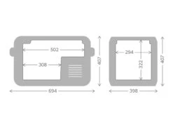 Dometic CFX3 35 Compressor Koelbox - 32 Liter -Buiten Kamperen Verkoop cfx3 35